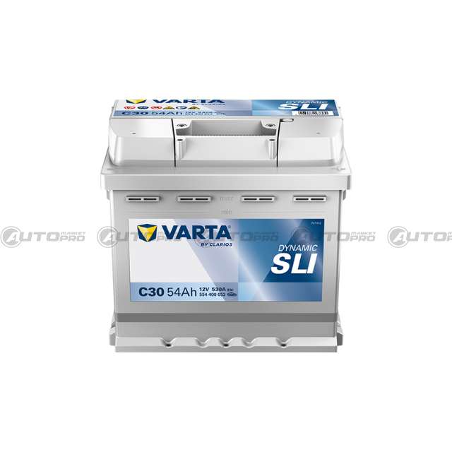 Batteria Avviamento VARTA 554400053 C30 54 AMPERE POTENZIATA 530 EN - 1