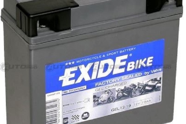EXIDE GEL G19 G12-19 BATTERIA MOTO BMW 19 AMPERE