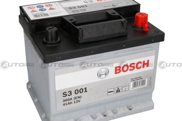 Batteria Avviamento BOSCH 0092S30010 BATTERIA BOSCH 0092S30010 12V 41Ah 360A