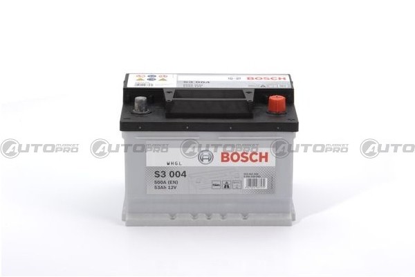 Batteria Avviamento BOSCH 0092S30041 BATTERIA BOSCH 0092S30041 12V 53AH 510A