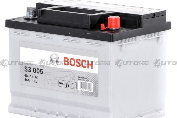 Batteria Avviamento BOSCH 0092S30050 BATTERIA BOSCH 0092S30050 12V 56Ah 480A