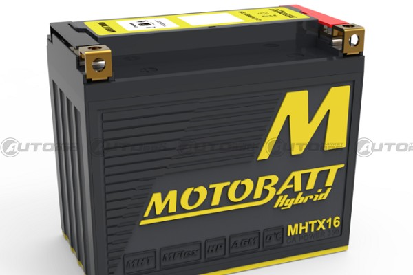 BATTERIA HYBRID MOTO MOTOBATT AGM MHTX16 12V 8.5Ah YTX12BS YTX14BS YTX14LBS