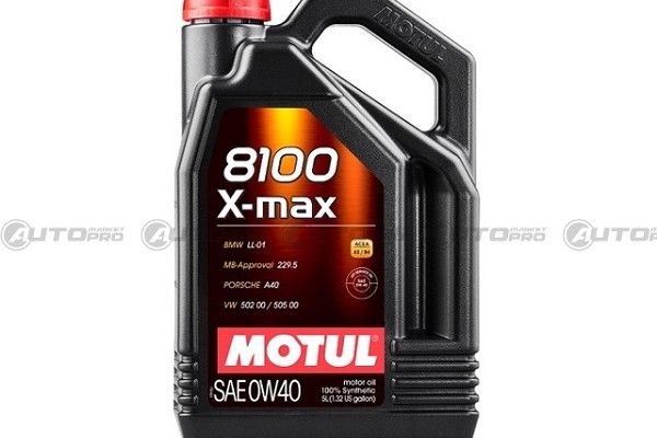 MOTUL 104533 OLIO MOTORE SINTETICO 0W-40 8100 X-MAX 3374650250717 - 5 LITRI