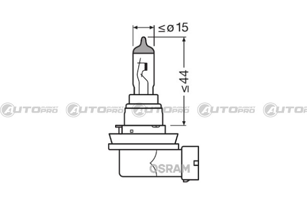 LAMPADINA OSRAM NIGHT BREAKER LASER H8 - 3