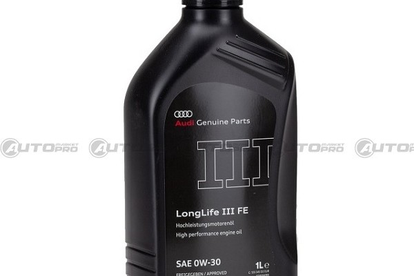 OLIO MOTORE AUDI 0W30 LONGLIFE III VW 504.00/507.00 1LT