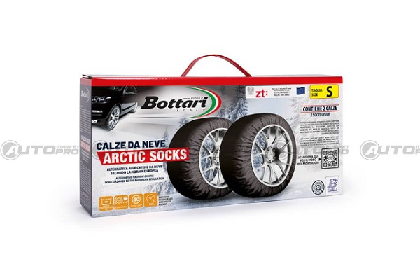 CALZA DA NEVE OMOLOGATE ARTIC SOCKS BOTTARI 68071 S PNEUMATICI DA 13 A 17