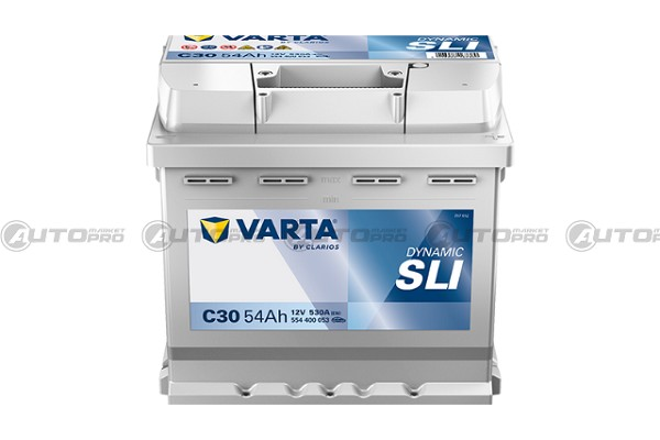 Batteria Avviamento VARTA 554400053 C30 54 AMPERE POTENZIATA 530 EN